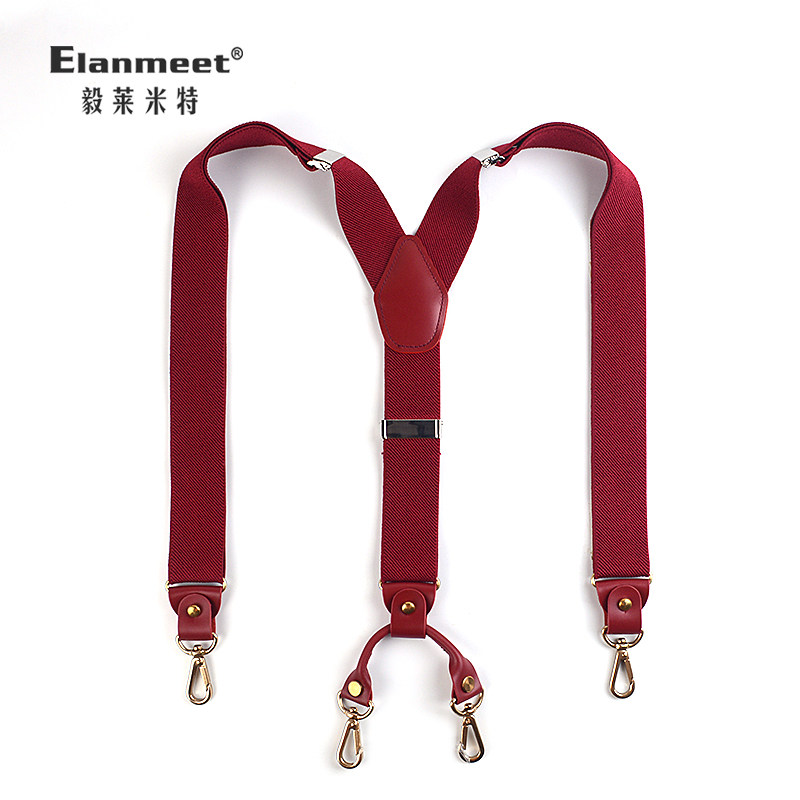 男士本命年松紧背带西装衬衫吊裤带大肚子裤子吊带新郎礼服肩带