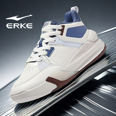 鸿星尔克官方正品男高帮休闲鞋