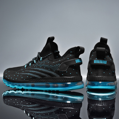 大码全掌垫减震网面运动鞋男