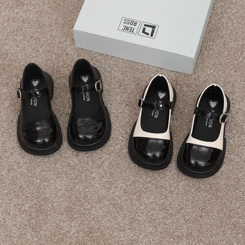 女童公主小皮鞋2022年秋季玛丽珍