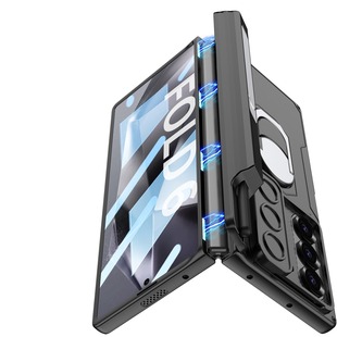 适用三星Galaxy Z Fold6手机壳 Phone Case ZFold5手机套ZFold43手机壳W245铰链支架铠甲保护套