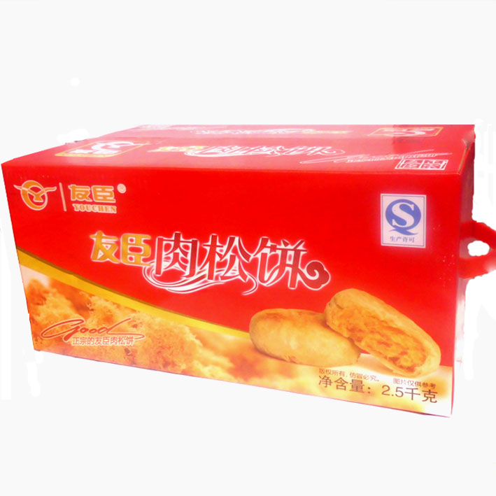 友臣肉松饼2.5kg整箱5斤 小包装 早餐零食品糕