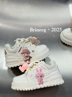 可爱卡通女童板鞋 小白鞋 运动鞋 潮牌 男童鞋 新款 休闲小白鞋 子 秋季