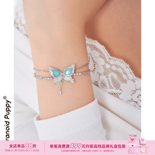 现货·《泠》高级感蝴蝶手链女蓝珐琅工艺精致手饰简约时尚轻奢风