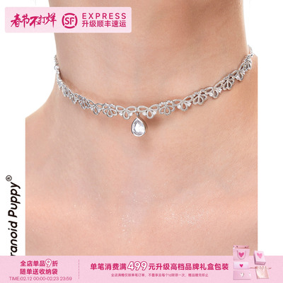 精致感的蕾丝设计choker～