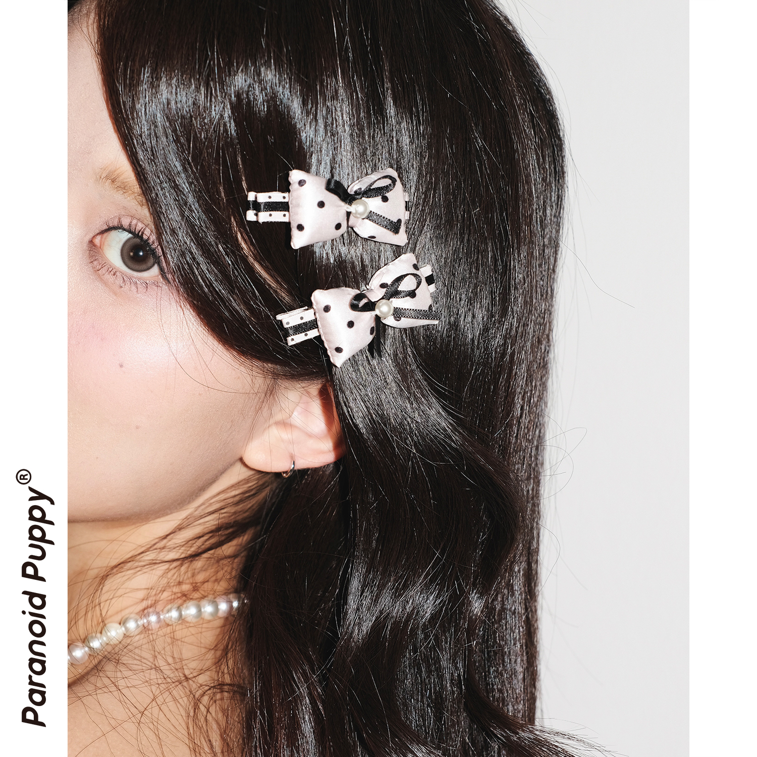 蝴蝶结发夹=韩系氛围感~