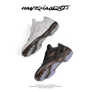 韩桥日记 [幽渊系列] 原创复古擦色牛皮德训鞋通勤百搭休闲足球鞋