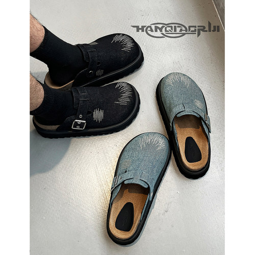 韩桥日记勃肯鞋厚底增高潮流出街