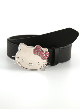 Bady&Melivette猫扣头腰带千禧辣妹裙子牛仔裤裤带时尚百搭皮带