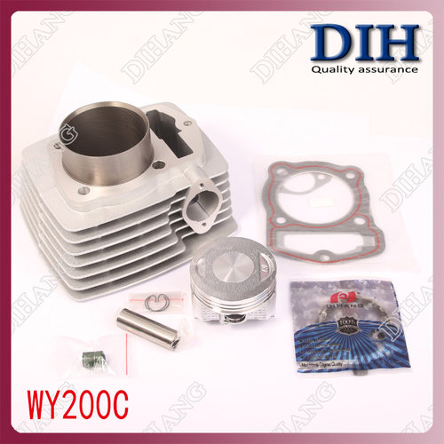 WY196嘉陵第7代CB196套缸JH200链条机中缸活塞环缸径63.5mm