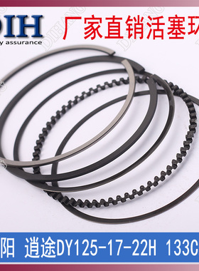 大阳小链机摩托车配件DY125-逍途17-22H 活塞 活塞环 CBF 133CM3