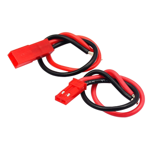 对插线 2P连接线电子线 公母 一套两条 一头镀锡总长20CM (2套)