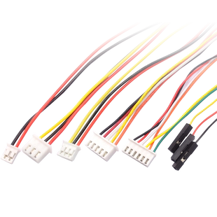 杜邦2.54-1p转XH2.54/PH2.0/1.0/1.25mm胶壳端子线2P-6P转接线