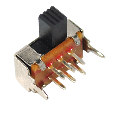 拨动开关SK-22D02二档双排6脚