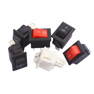 船型开关电源开关按钮小船形按键翘板小型电子秤2脚三脚两档KCD11