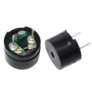 Risym 通用无源蜂鸣器 电磁式 阻抗16欧交流 3V 5V 12V通用 5个
