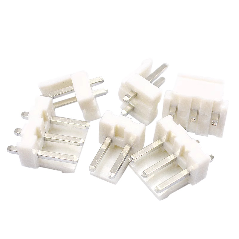 Risym 直针插座间距 VH3.96mm白色接线端子2P 3Pin接插件直针座