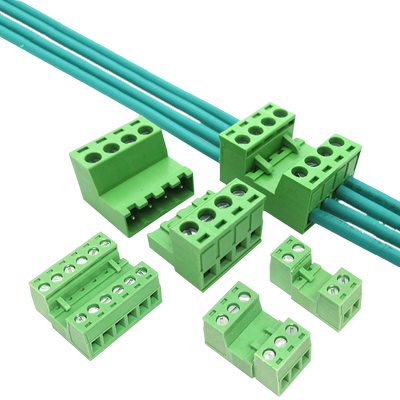 免焊插式绿色端子2p-24p对接