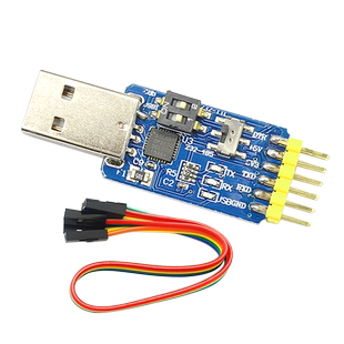 六合一多功能USB转UART串口模块CP2102 usb TTL485互转232自恢复