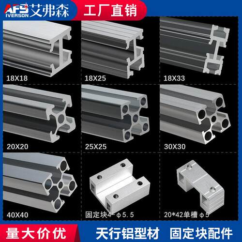 AFS艾弗森 机械手配件天行双槽通孔治具压块18X18单槽 SHMD施迈德