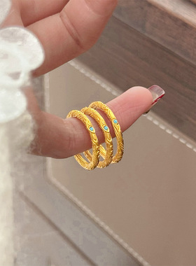 爆款哪吒之魔童降世乾坤圈戒指女小众设计时尚精致高级感戒子指环