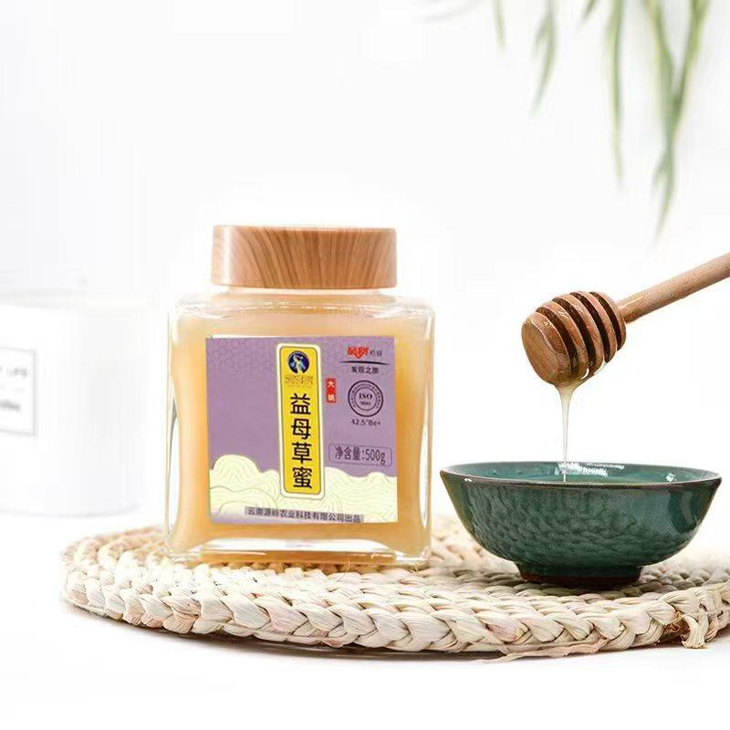 云南益母草蜂蜜纯正天然女性农家木桶土蜂百花蜜无添加年货送礼