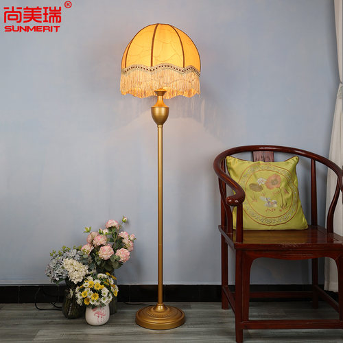 尚美瑞新中式落地灯遥控调光