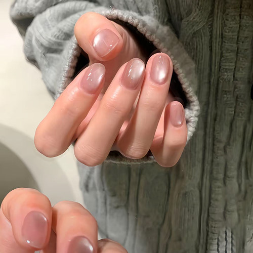 【Lilynail樱樱落落】手工穿戴甲猫眼高级美甲贴片2026新款指甲贴