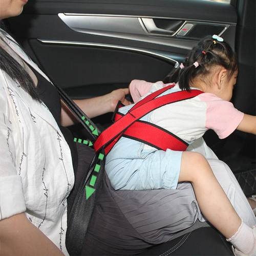 儿童安全带汽车用辅助抱娃绑带婴儿宝宝飞机用背心后座睡觉神器