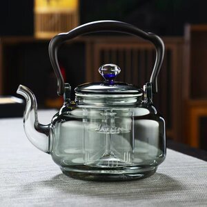 耐高温玻璃茶壶蒸煮一体泡茶器加厚款耐热围炉煮茶壶大容量提梁壶