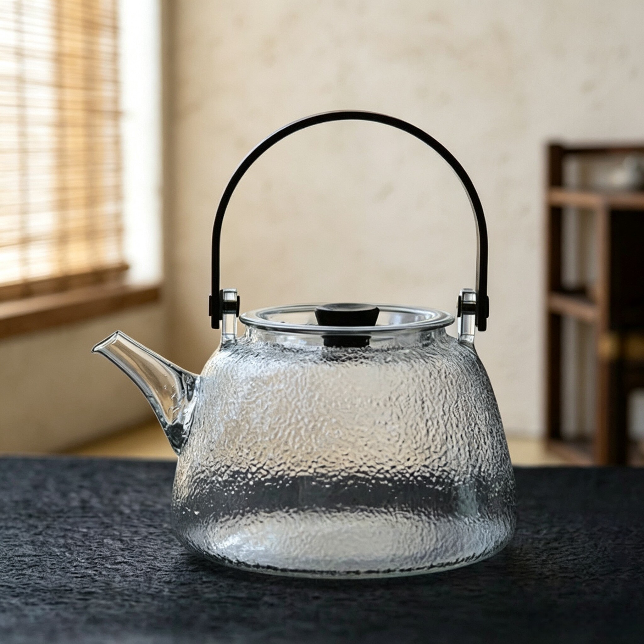 耐高温锤纹玻璃提梁壶电陶炉煮茶壶大容量泡茶电磁炉烧水壶养生壶