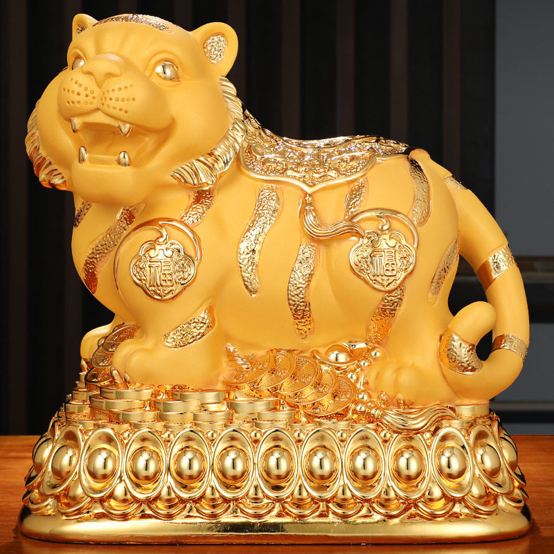 巨大号高级金虎存钱罐只进不出吉祥物成人储蓄罐招财虎年开业礼品