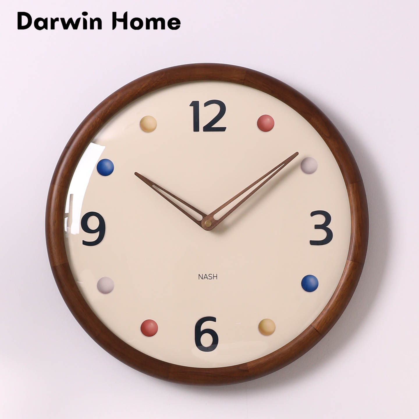 2025新款中古风客厅创意挂钟