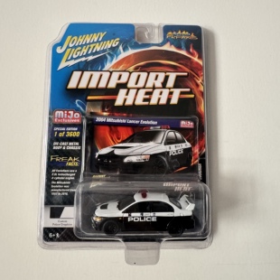 乔尼JohnnyLightning三菱Mitsubishi LancerEvolution 1:64警视厅