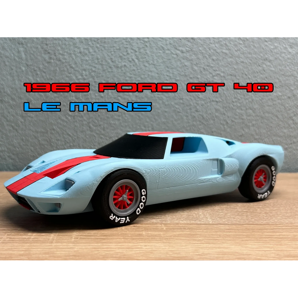 福特GT40赛车模型拼装模型