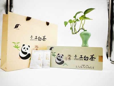 包邮两份减5元 沐春复立手工白茶是105g 独立小包铁盒 威远特产