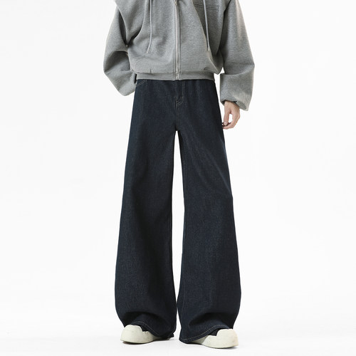 原色美式松弛感裤子牛仔裤