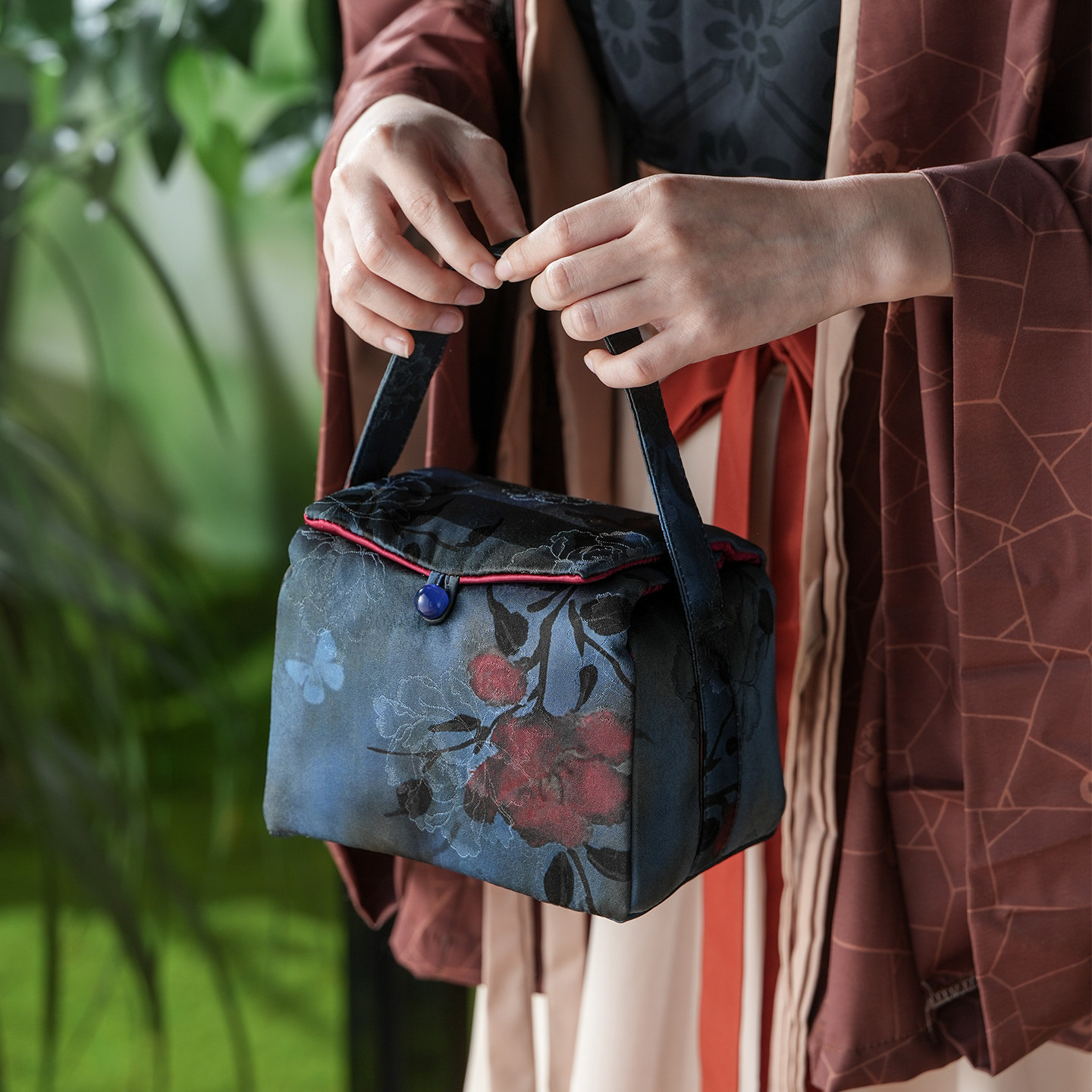 中式高端茶具旅行收纳包图片