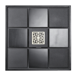 友尚乌金石茶盘茶台家用办公简约功夫茶具套装石制方形沥水茶托盘