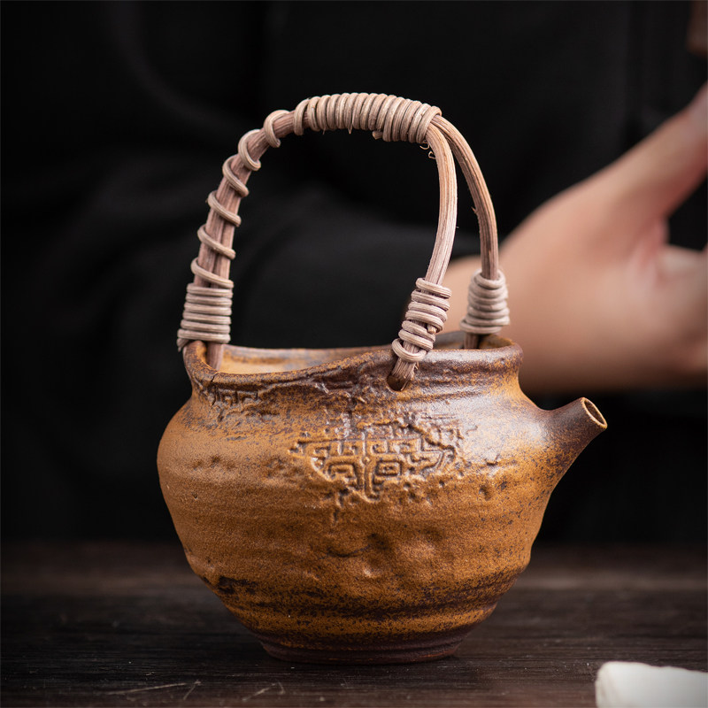 粗陶柴烧公道杯家用复古分茶滤茶器提梁壶防烫功夫茶具茶海公道杯,餐饮具,公道杯,淘宝优惠券,粉丝福利购,淘宝优惠卷