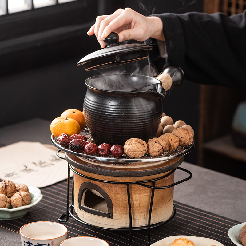 友尚陶土炭炉罐罐壶围炉煮茶套装