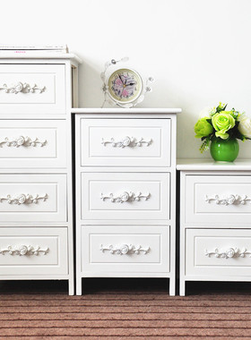 包邮简易床头柜卧室储物柜实木边柜36cm40窄斗柜抽屉小型收纳柜子