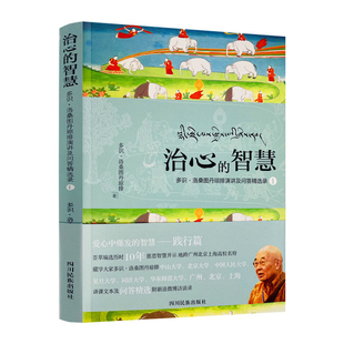 包邮正版 治心的智慧 多识洛桑图丹琼排演讲及问答精选集 爱心中爆发的智慧践行篇 荟萃10年慈悲智慧开示 四川民族出版社