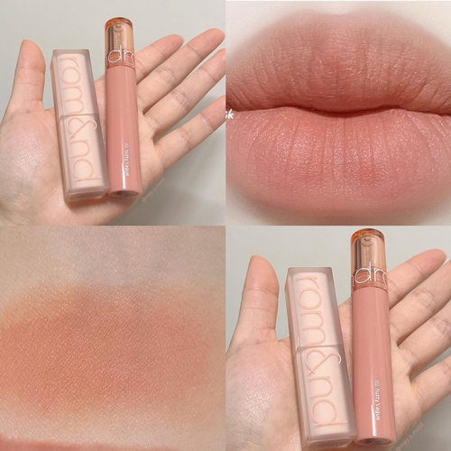 这俩搭配绝了romand天使光唇蜜02叠图口红09