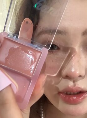 爆炸好看！橘朵水光腮红膏显白出片04日杂裸奶茶杏色02春樱绽
