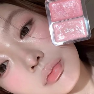 韩系水光肌！元气法则水光膏双色腮红膏立体高光眼颊两用02 01