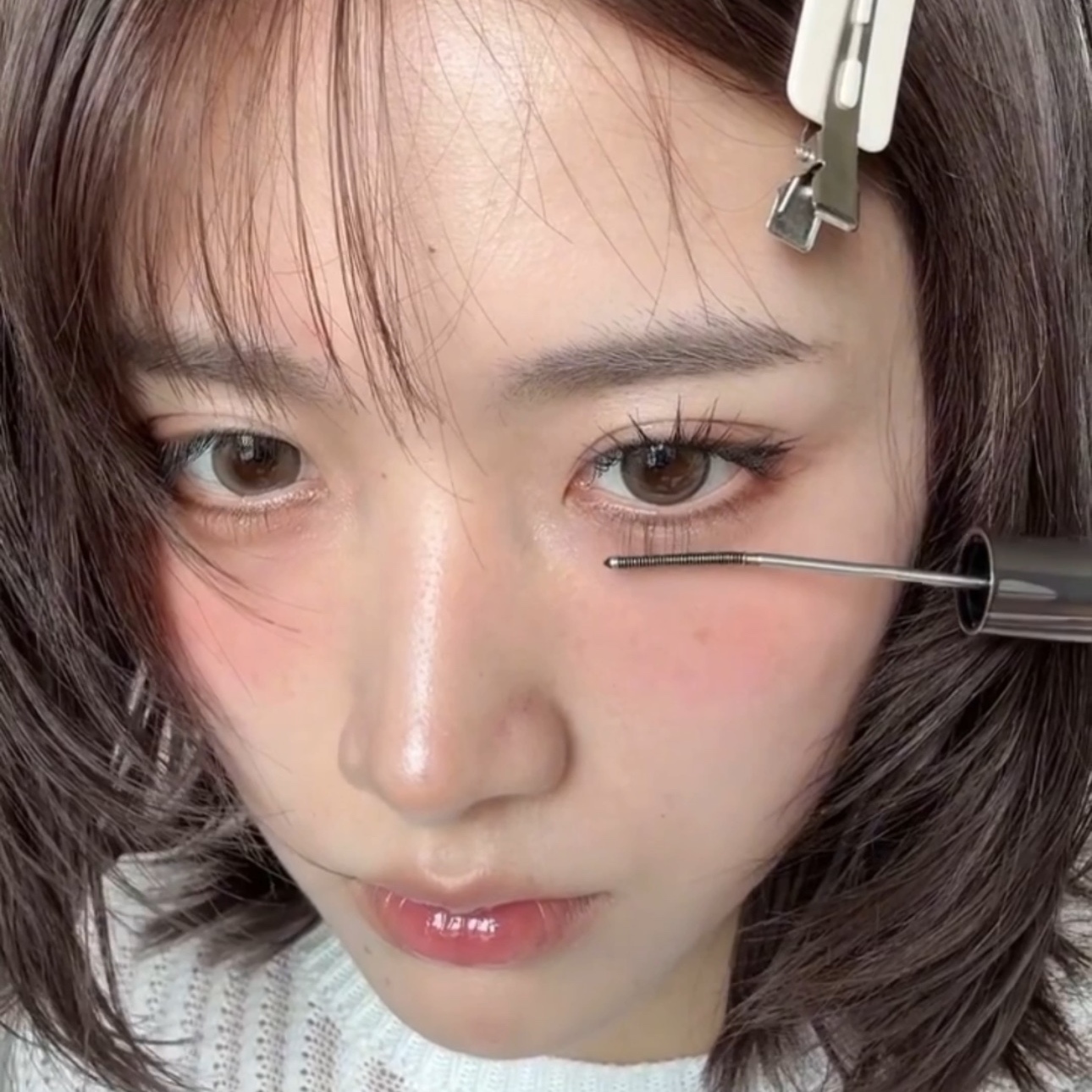 橘朵极细钢管睫毛膏纤长螺丝刷头