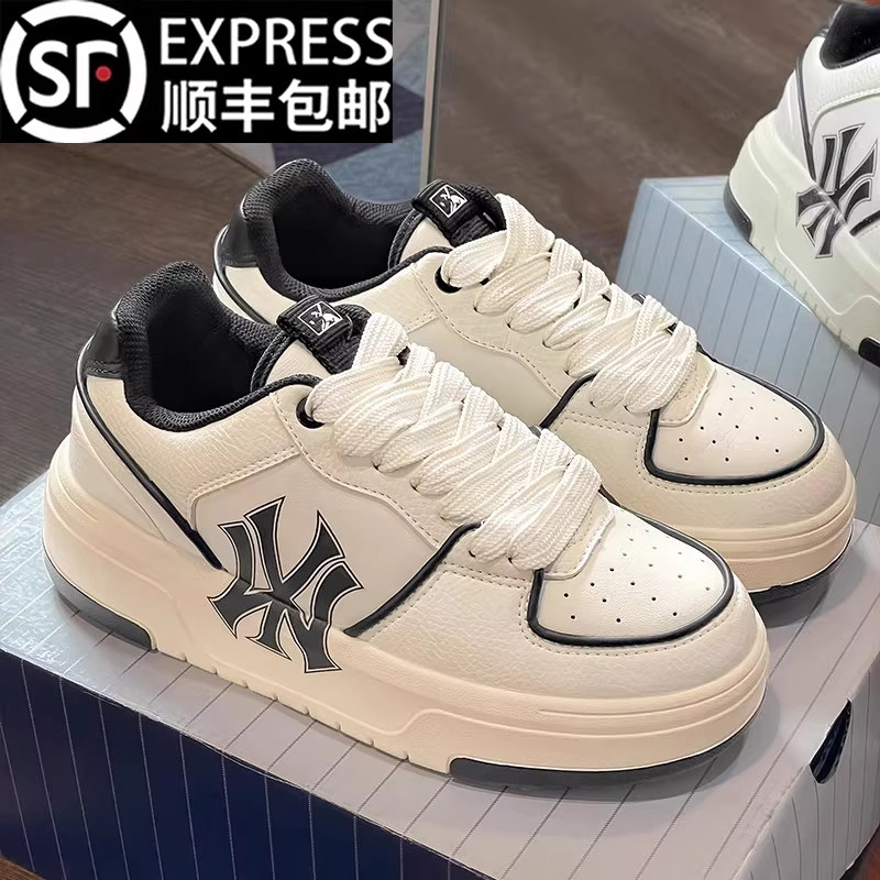 纽约洋基队鞋子男士厚底增高板鞋女2026新款小白鞋复古运动休闲鞋,运动鞋new,老爹鞋,淘宝优惠券,粉丝福利购,淘宝优惠卷