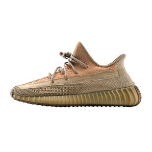 OG YEEZY奢椰子350白黄小雏菊男款2026春季透气跑步运动鞋子男鞋