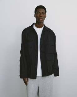 26春季 纯棉布多口袋休闲衬衫 dw男女同款 日单